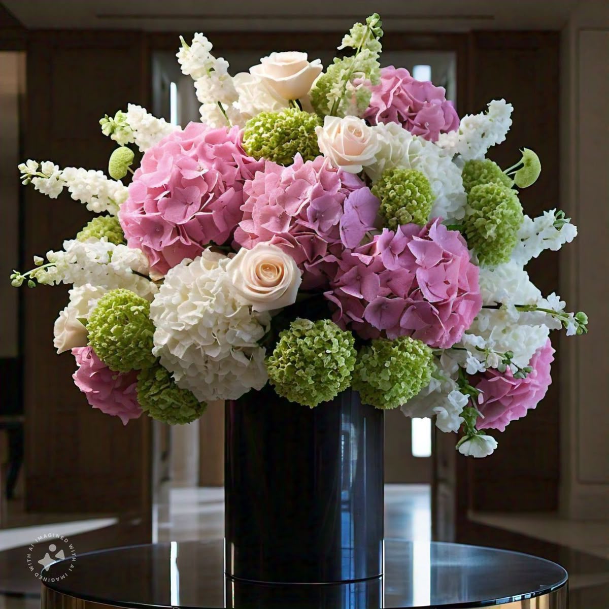 Luxe Rozen Arrangement